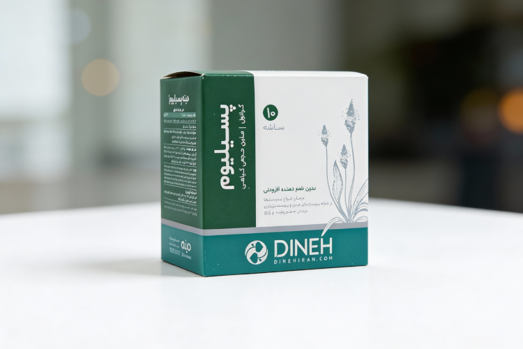 تصویر ساشه پسیلیوم دینه برای بهبود یبوست